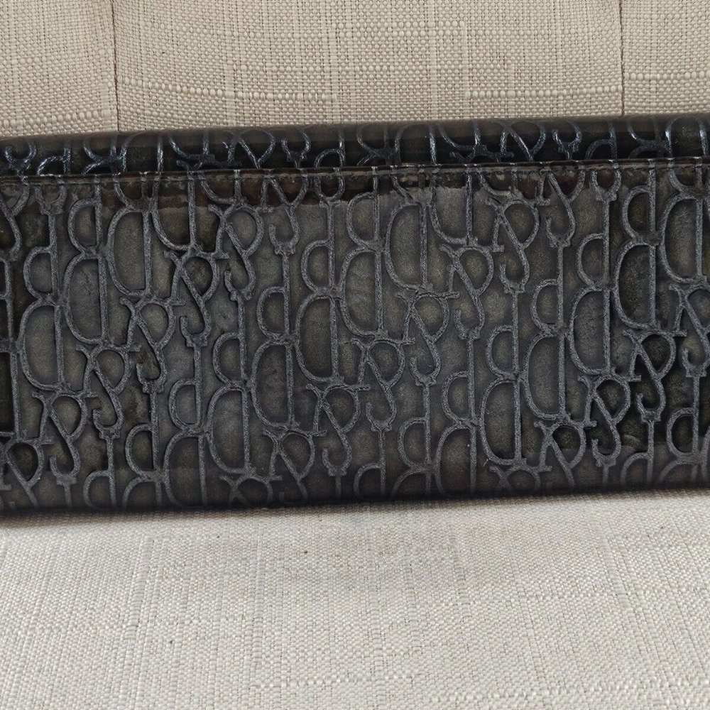Pinky and Dianne Women Clutch Wallet Card Holder Black Patent Leather Purse
